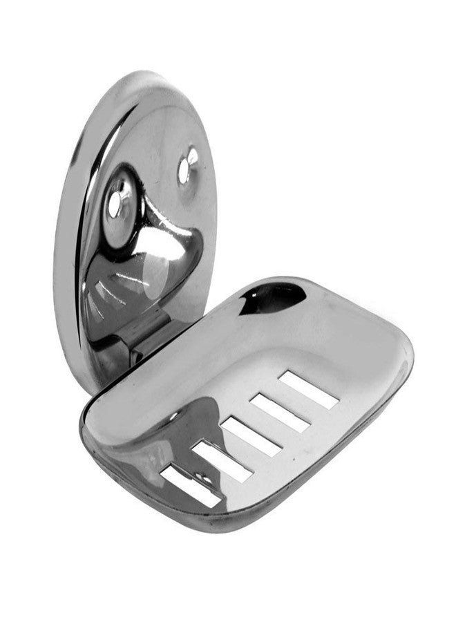 INDOROX Stainless Steel Soap Dish |Soap Stand Case | Soap Holder Dish for Bathroom (Set of 2) (Square) (SS Soap Dish 2) - Image 2